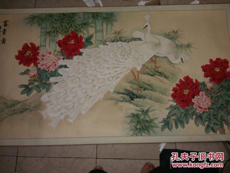 画家秦霞工笔画 大尺寸品好漂亮