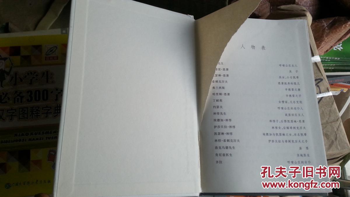 名著译林:呼啸山庄