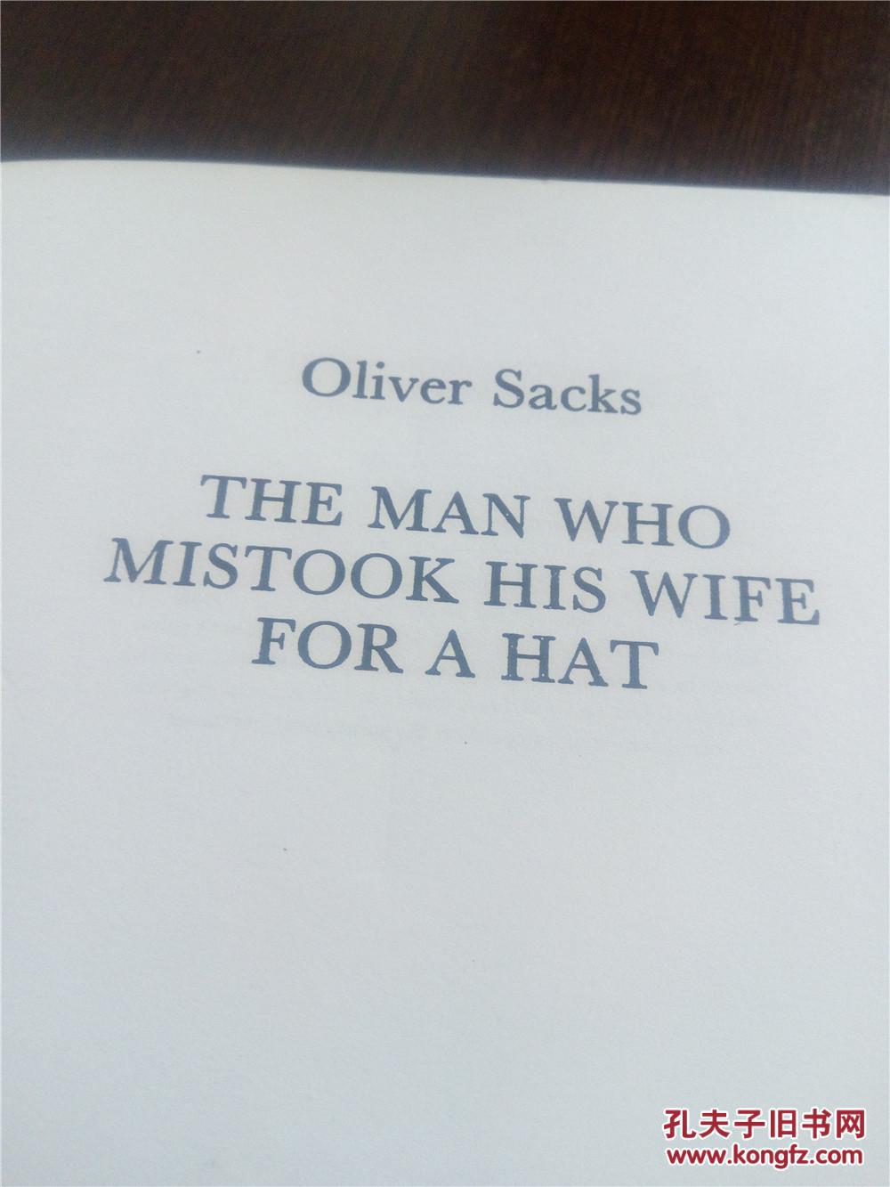 the man who mistook his wife for a hat