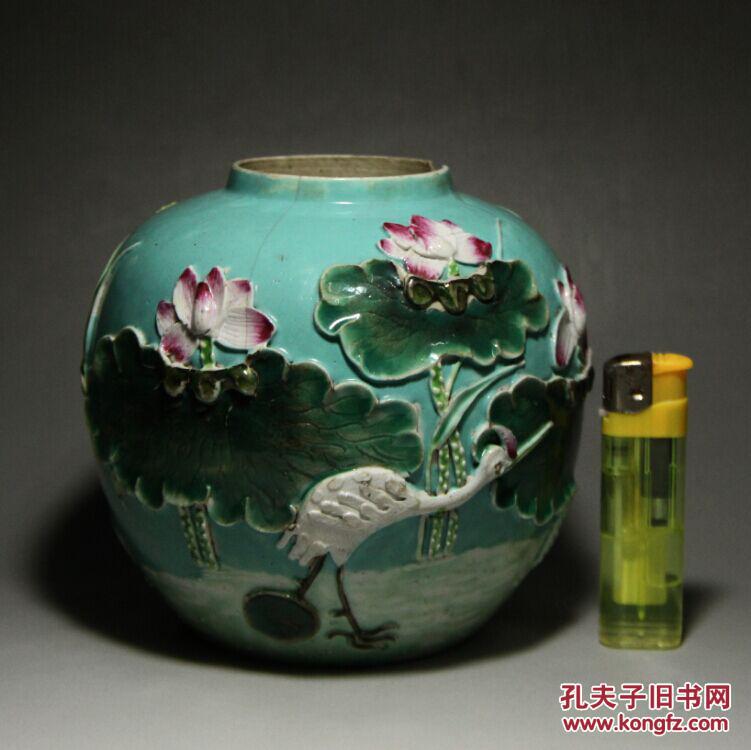 清代雕塑瓷名家 王炳荣雕塑瓷 清代名家瓷器收藏 雕塑
