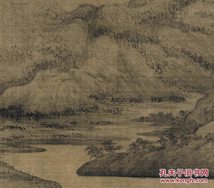 潇湘图卷绘画五代董源