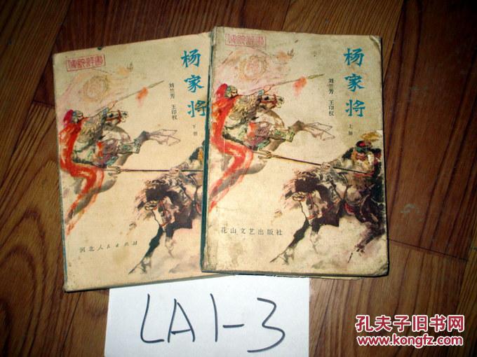 传统评书;杨家将 上下册全