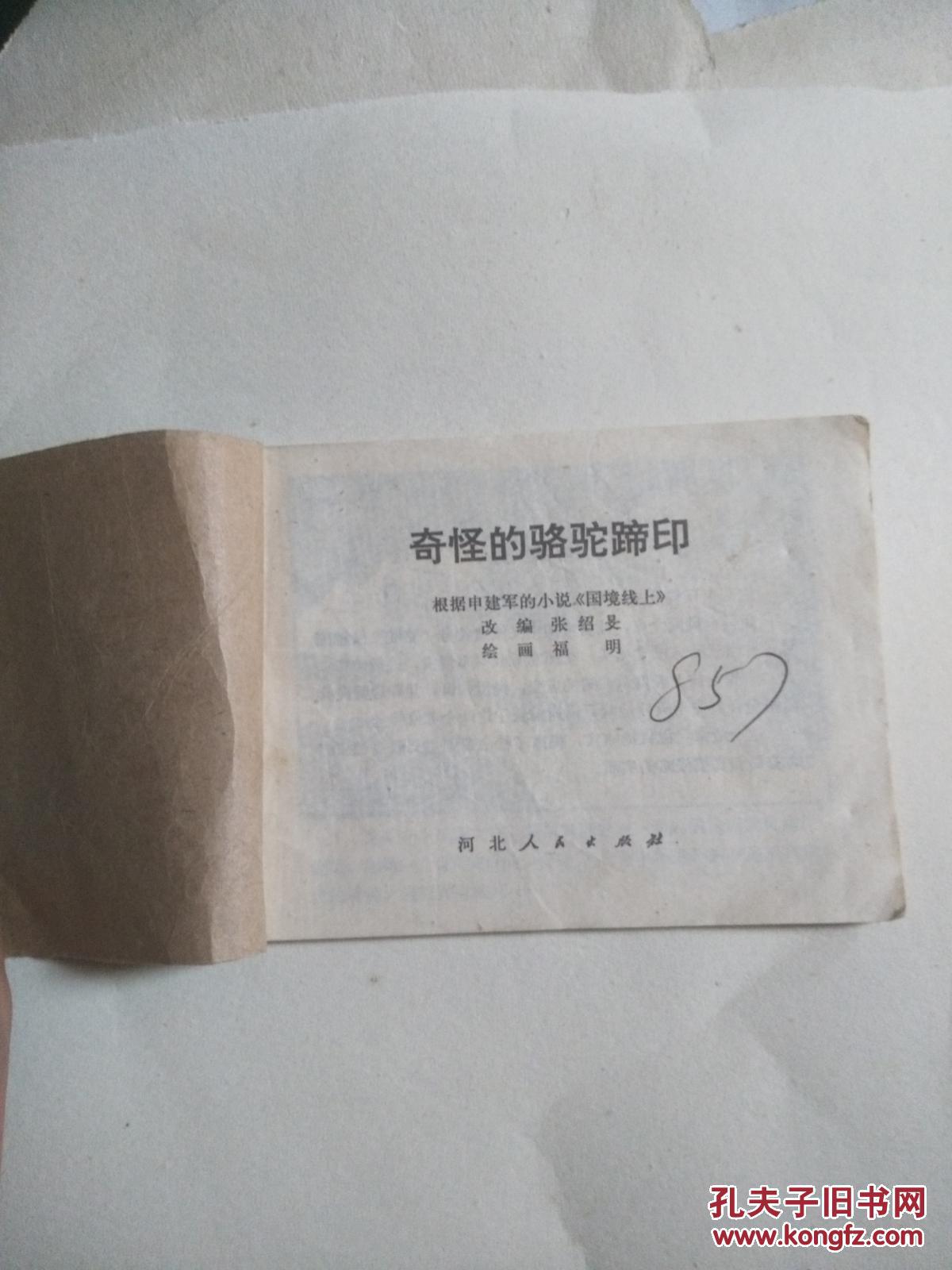 奇怪的骆驼蹄印