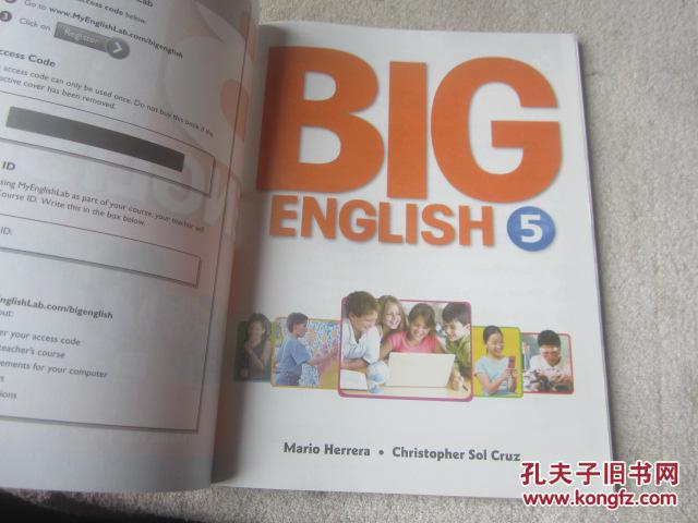 myenglishbook封面,myenglishbook手抄报 big english 5 student book with myenglishlab