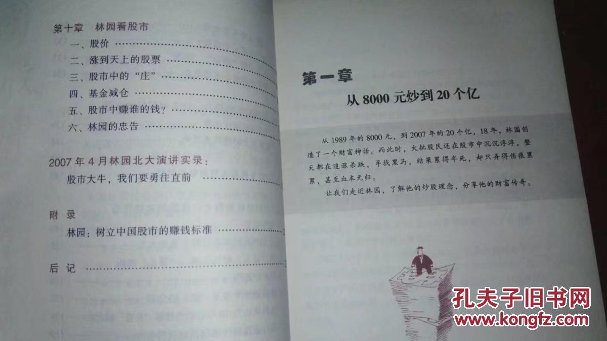 林园炒股秘籍--中国股神从8000炒到20个亿不是神话(经济日报2007年一