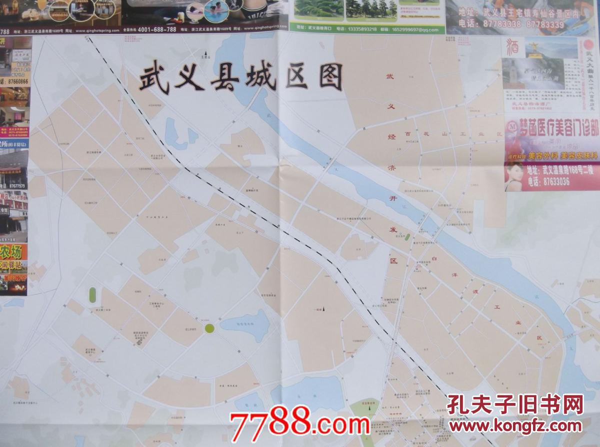 2013中国温泉城·武义全景图-对开地图