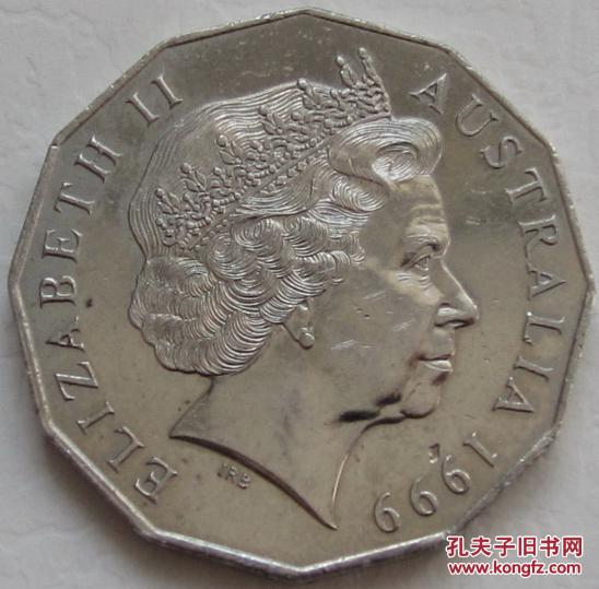 澳大利亚 硬币 1999年 50分