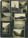 民国扬子江长江三峡景观老照片一组八张，其中有湖北重庆等地建筑和景观