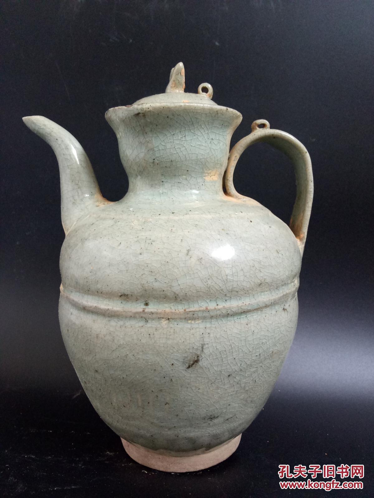 出土宋代青釉酒壶 拍品编号:28491023