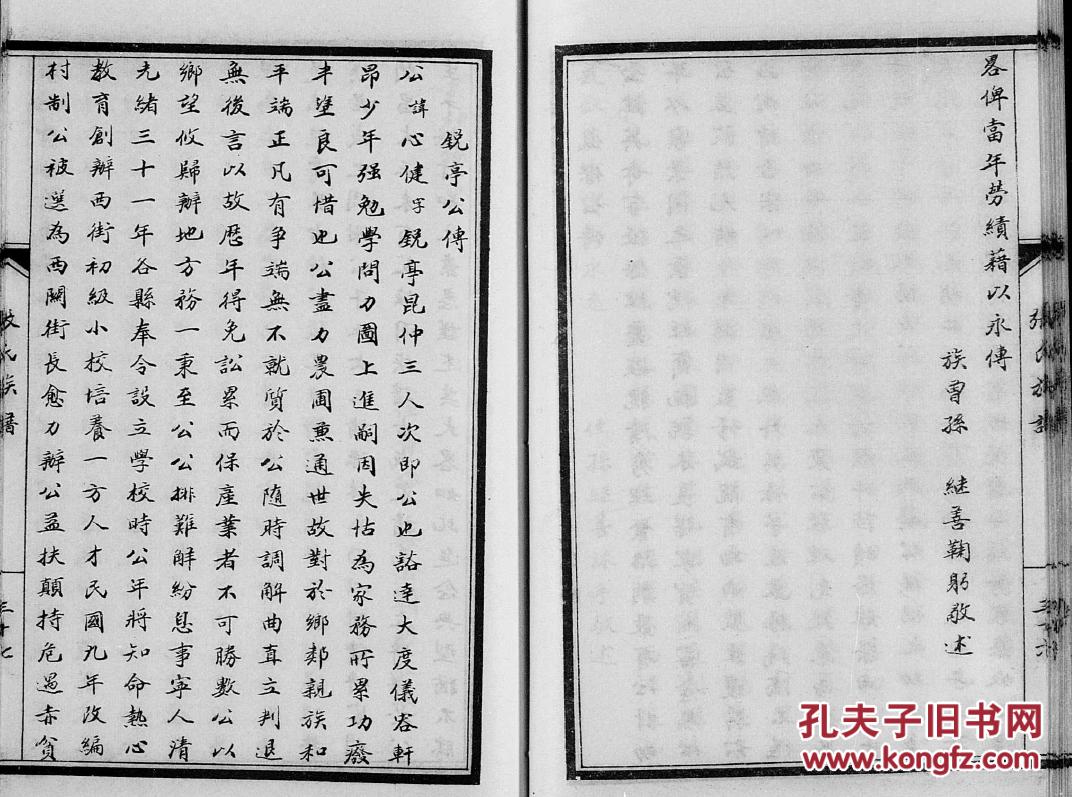 家谱----张氏族谱 【具体见品相描述】 河南扶沟支 16