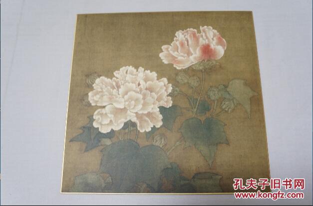 《红白芙蓉图》 李迪笔 便利堂珂罗版
