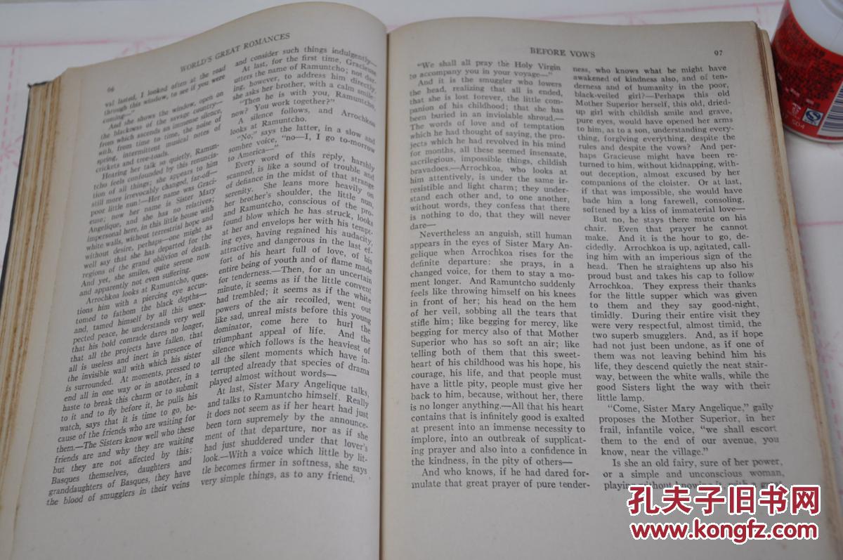 三十年代老版英文书孔网唯一世界伟大爱情故事theworldsgreatromances