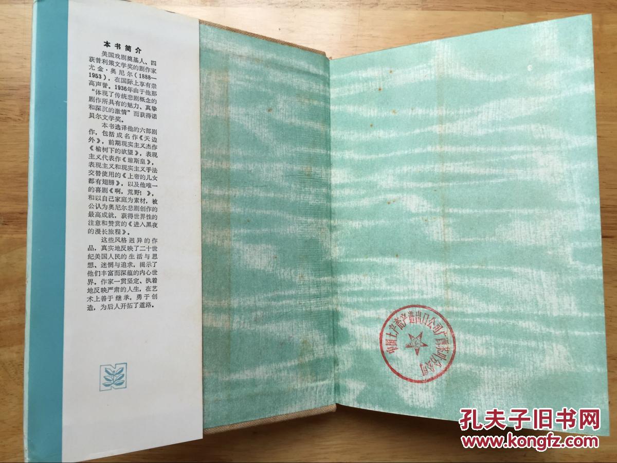 正版 天边外 奥尼尔 获诺贝尔文学奖作家丛书 漓江出版社