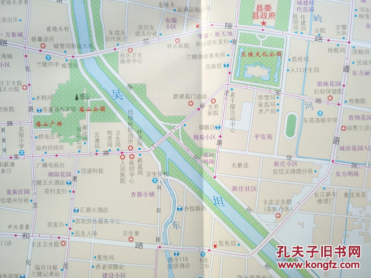 临沂市兰陵县交通旅游图 2017年 兰陵县地图 兰陵地图图片