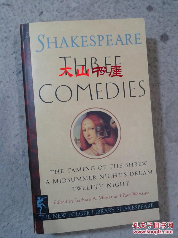 Three Comedies 莎士比亚三大喜剧 英文原版经