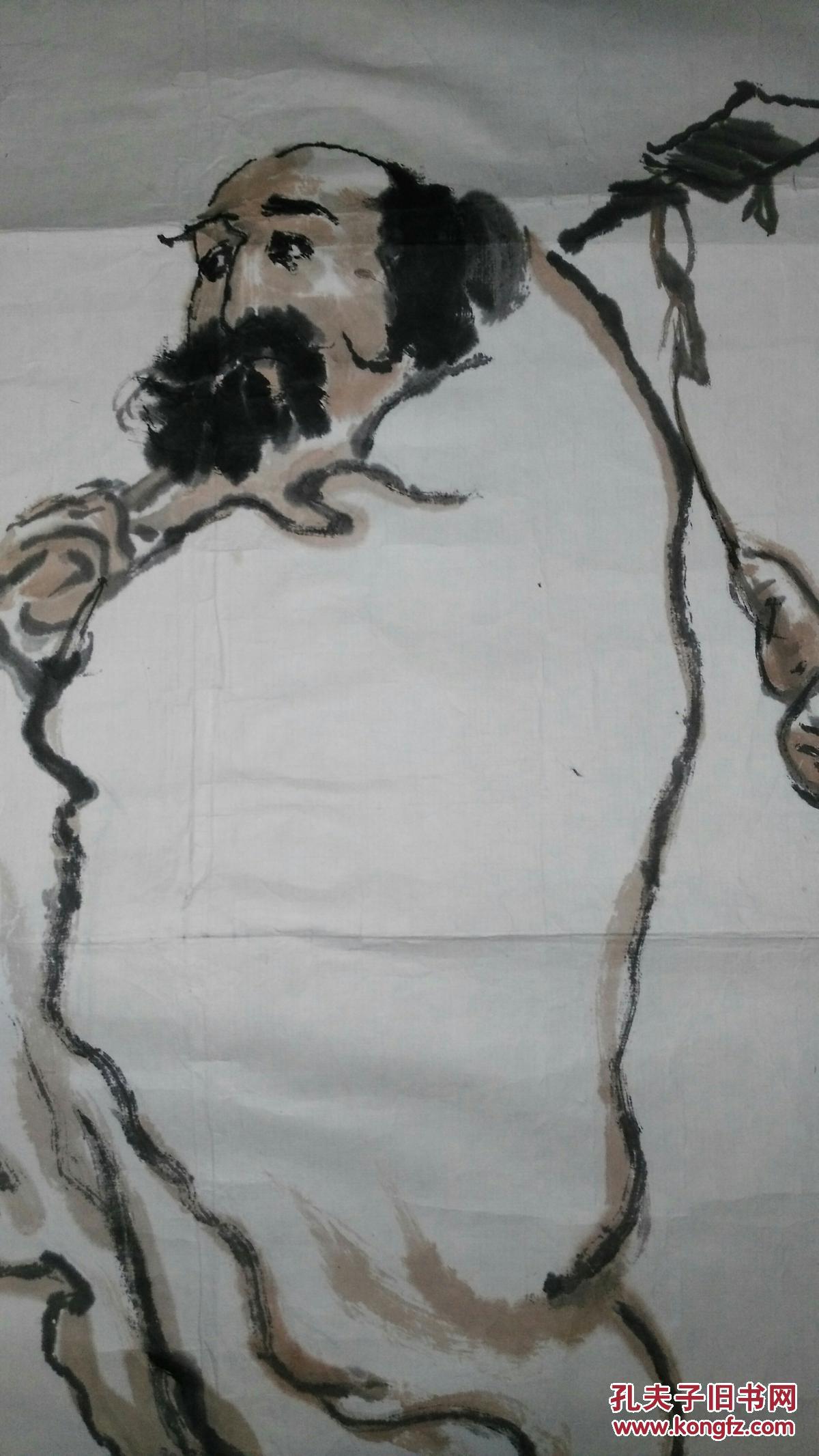 江苏著名高僧圆霖法师人物画