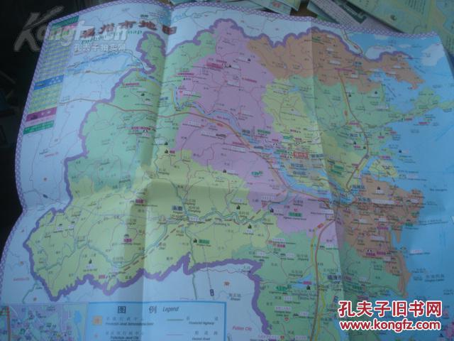 【图】福州市旅游交通图 2007年3版 4开独版 