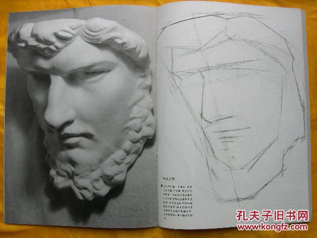 亚历山大面像(古典石膏素描教室)