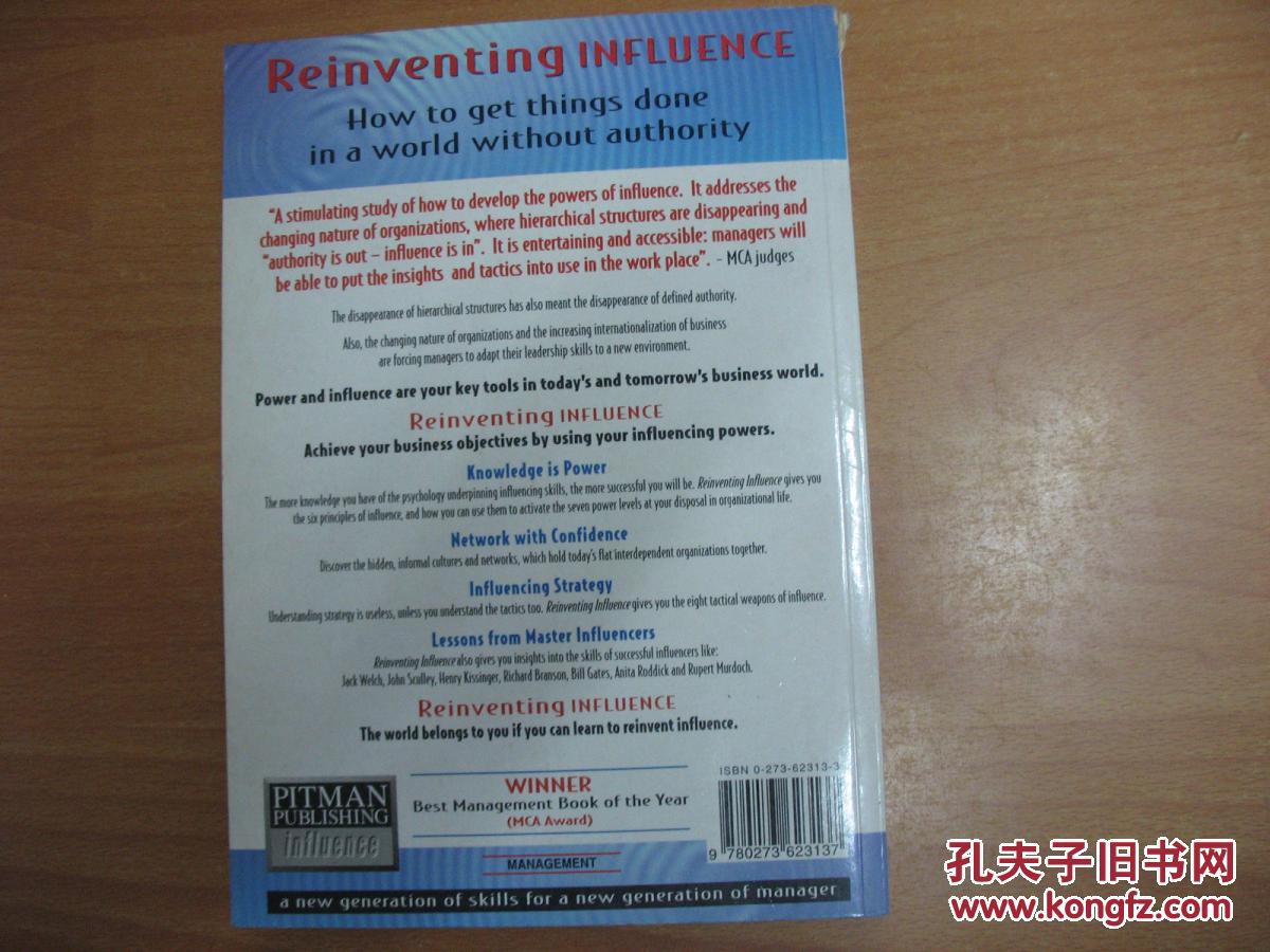 【图】英文原版书:Reinventing Influence 在创造