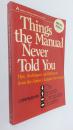 Things the Manual Never Told You  英文书