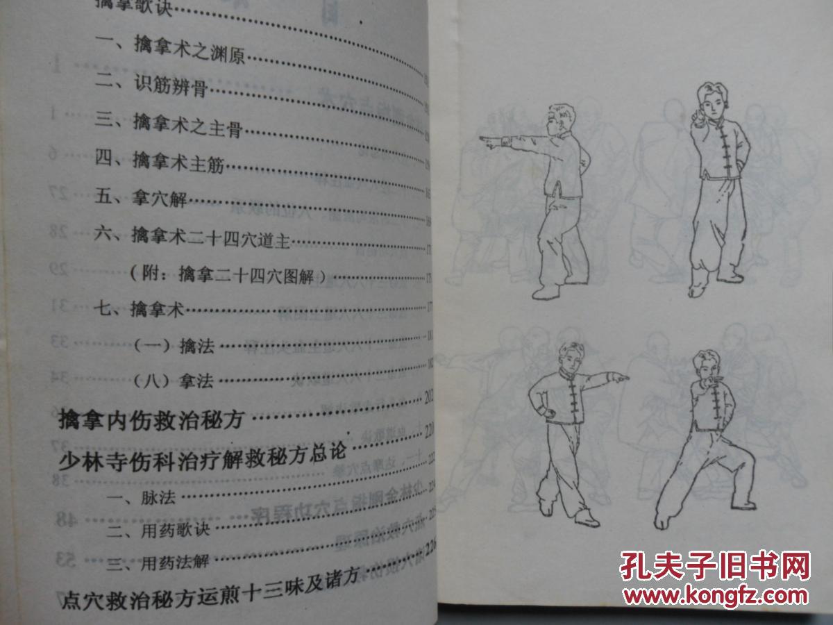 少林金刚指点穴术与擒拿术