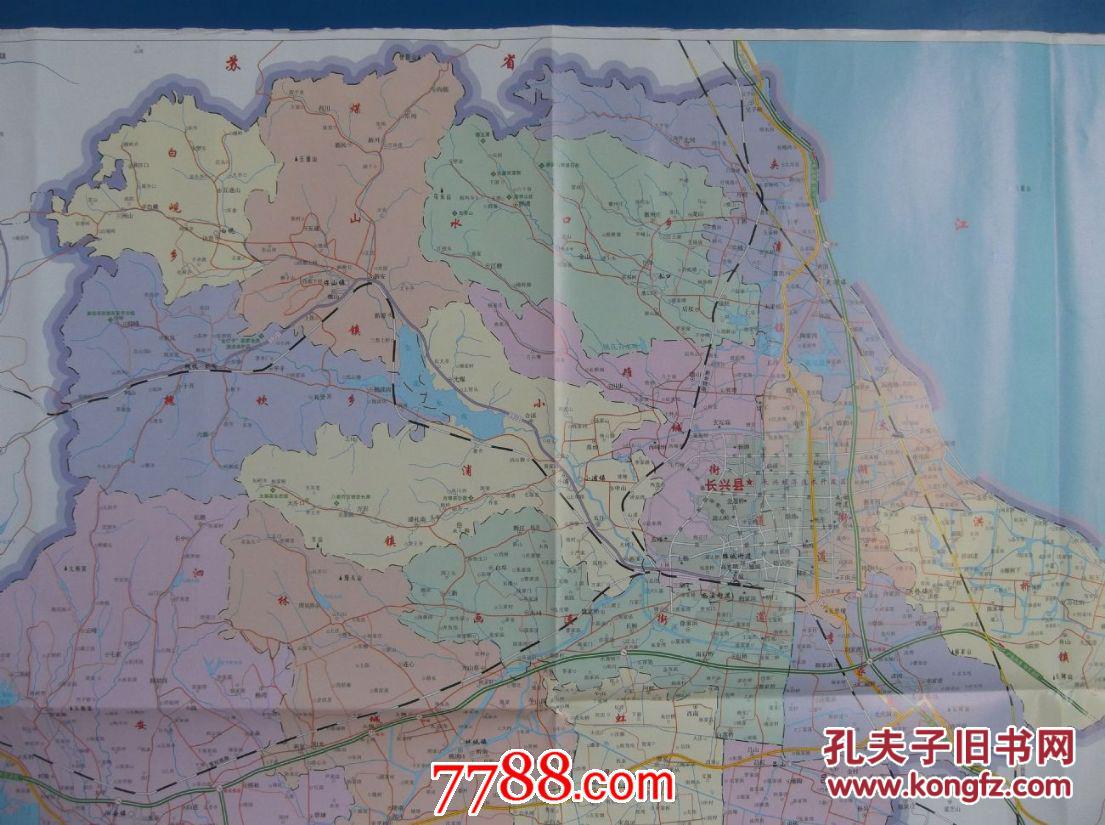 2013长兴县地图-长兴城区图-对开地图图片
