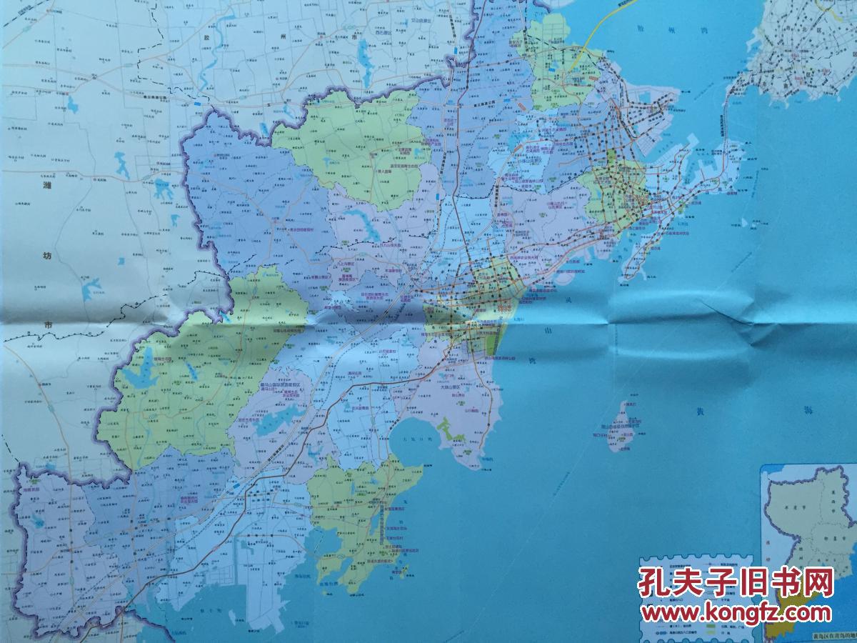 青岛西海岸旅游图 青岛地图图片