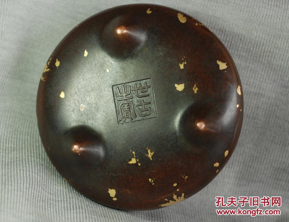 大明宣德炉铜香炉明代世古之宝撒金款铜香炉大明宣德年间制绝世珍品