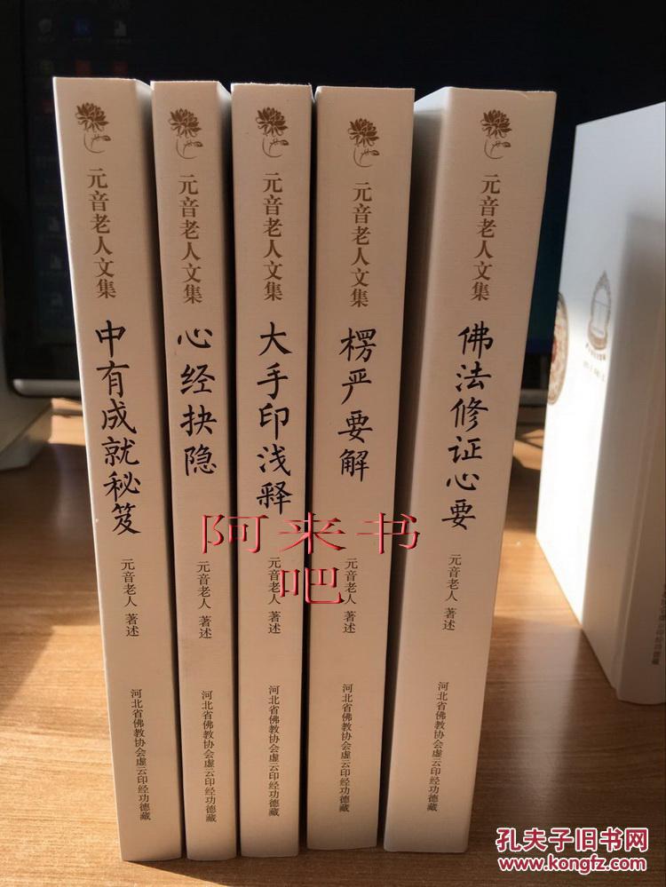 元音老人文集新版中有成就秘笈心经抉隐大手印