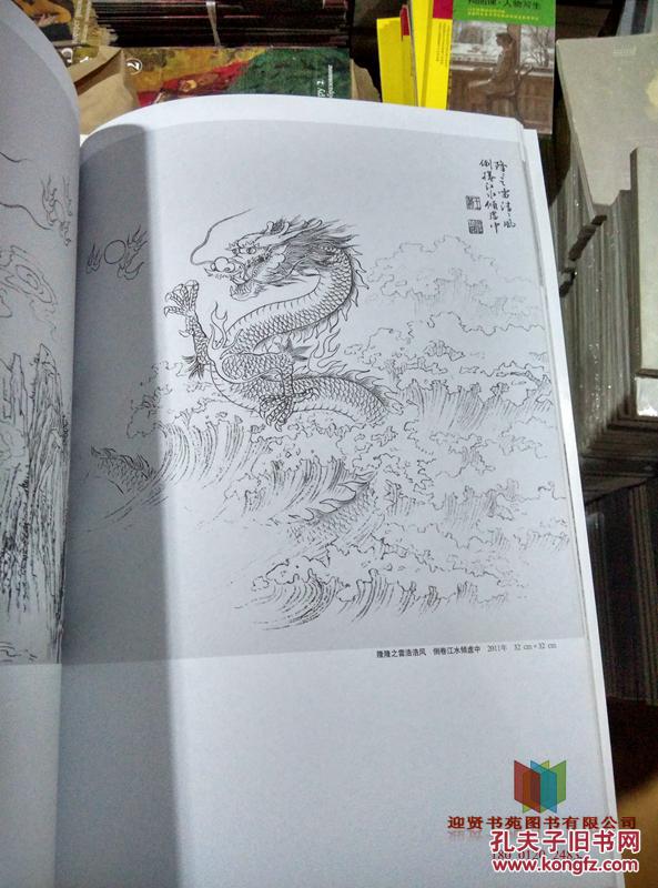 当代中国画名家画龙.王茵 傅久久