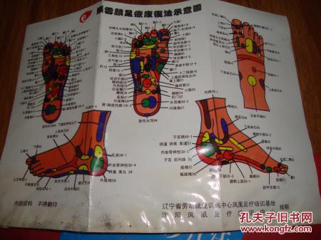 张云麟脚诊疗法(教学讲义)【含张云麟足疗康复法示意图一张