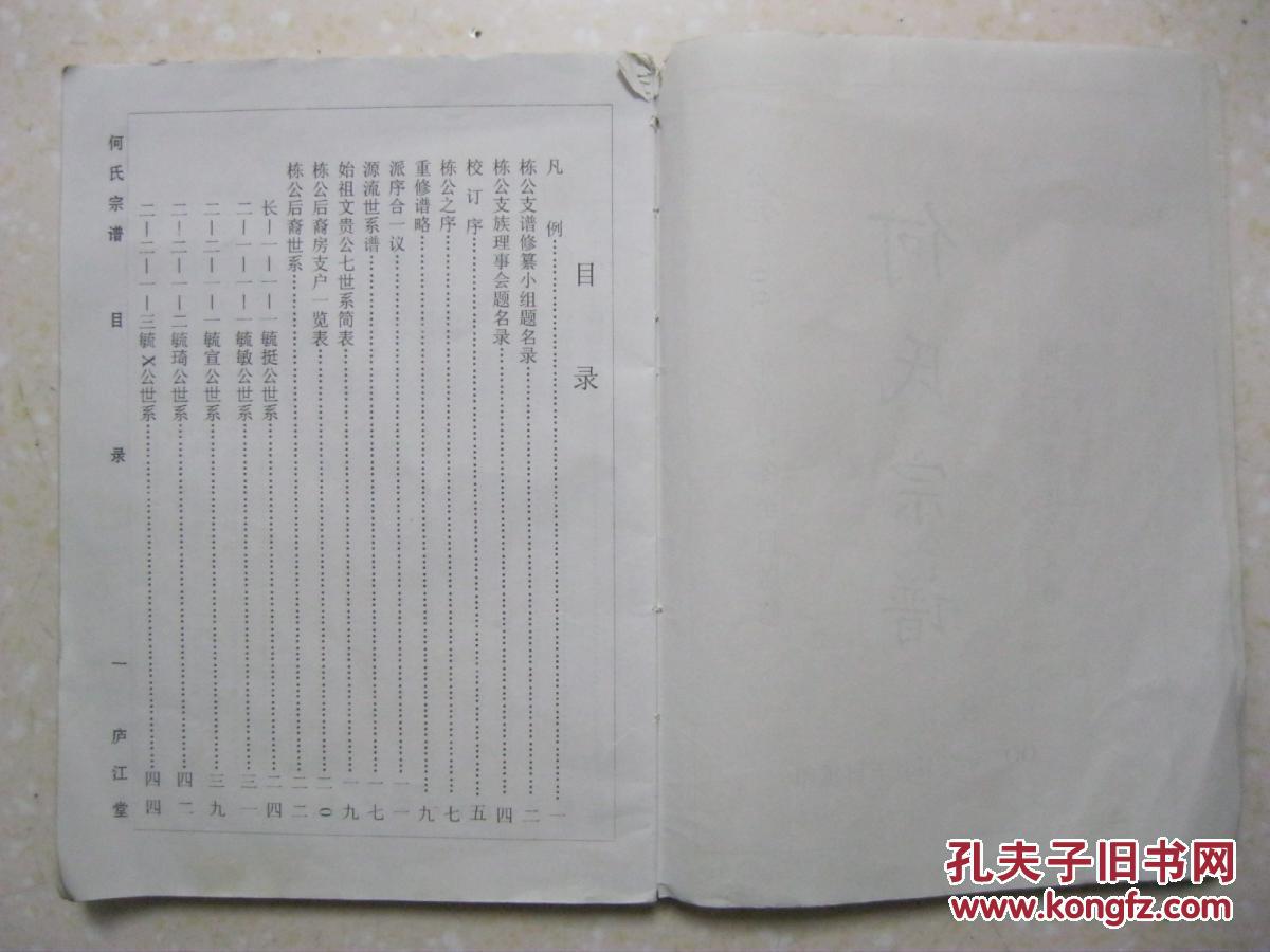 派序:廷毓贤能为国用家传经典永儒宗治坪氏家谱何氏九井堂世系图何姓