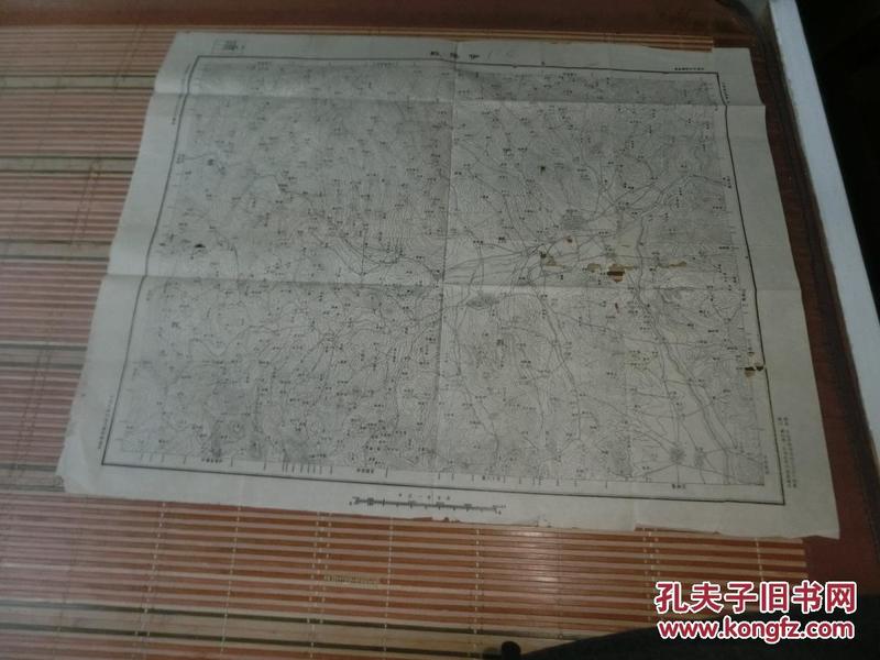 伊阳县 民国24年出版地图 一张 e2