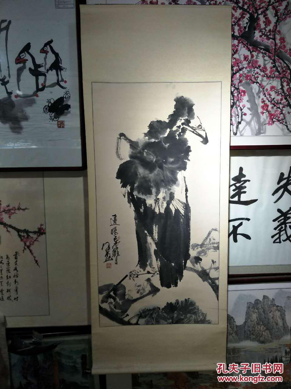 文星阁保真书画上海著名画家赵维时鹰