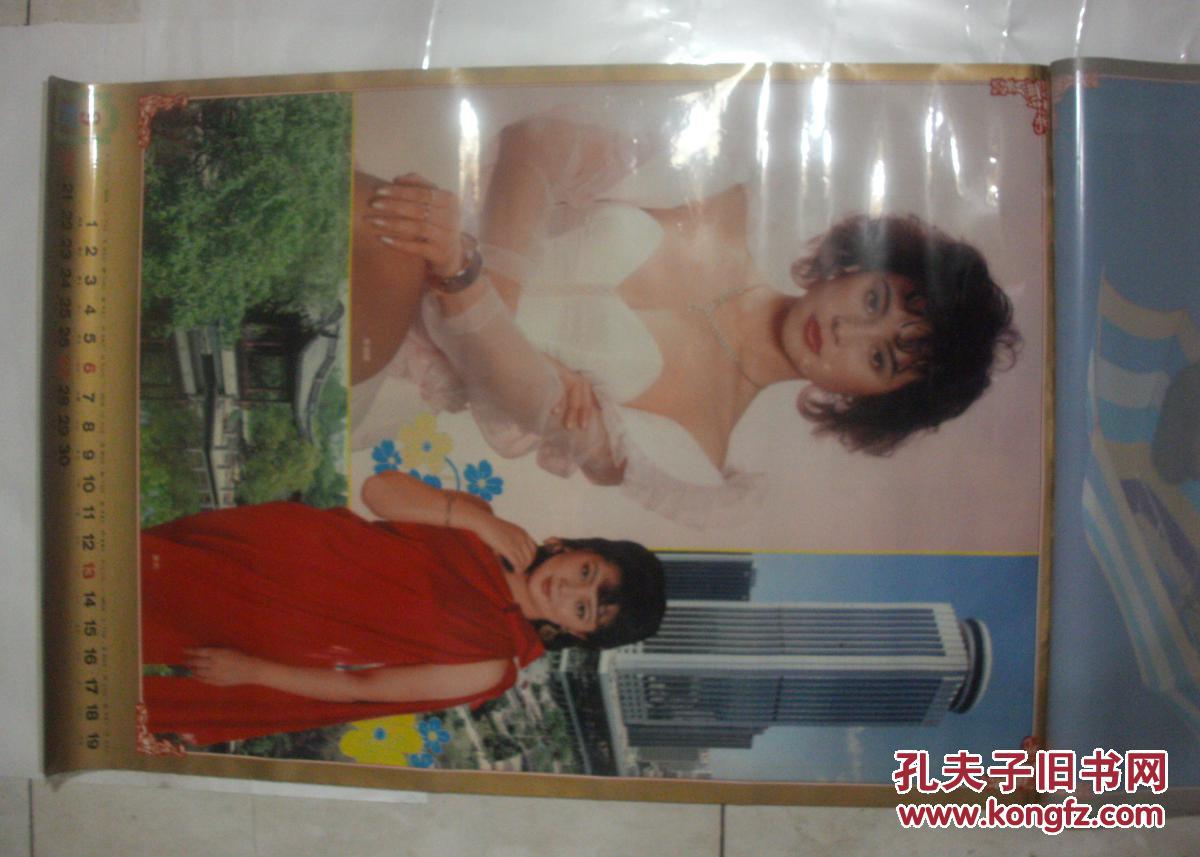 1992年美女明星挂历:影视新星(23位明星 塑膜)