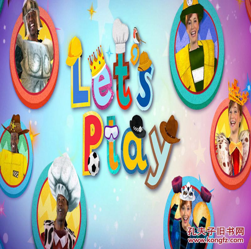 bbc英语原声儿童节目 let"s play 9张看的 满300包邮