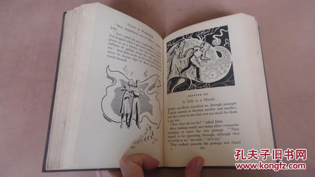 1935年science in wonderland 少儿科普经典《科学奇境记》 珍贵1版1
