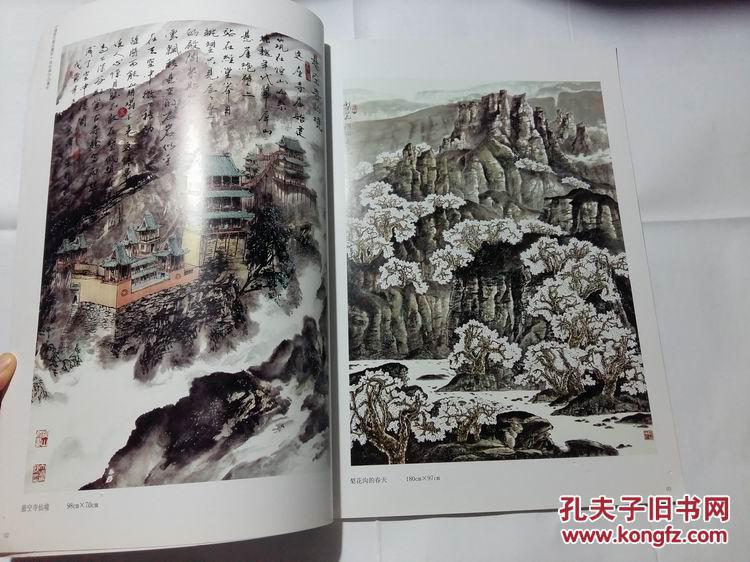 张宏伟作品集中国当代著名国画家封面旧无破损内页完好