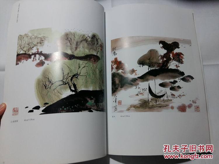 张宏伟作品集中国当代著名国画家封面旧无破损内页完好