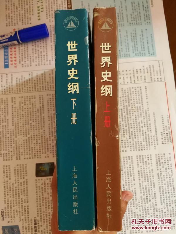世界史纲(上下册)马世力 南京大学世界史考研用书 两本书无勾画 9品
