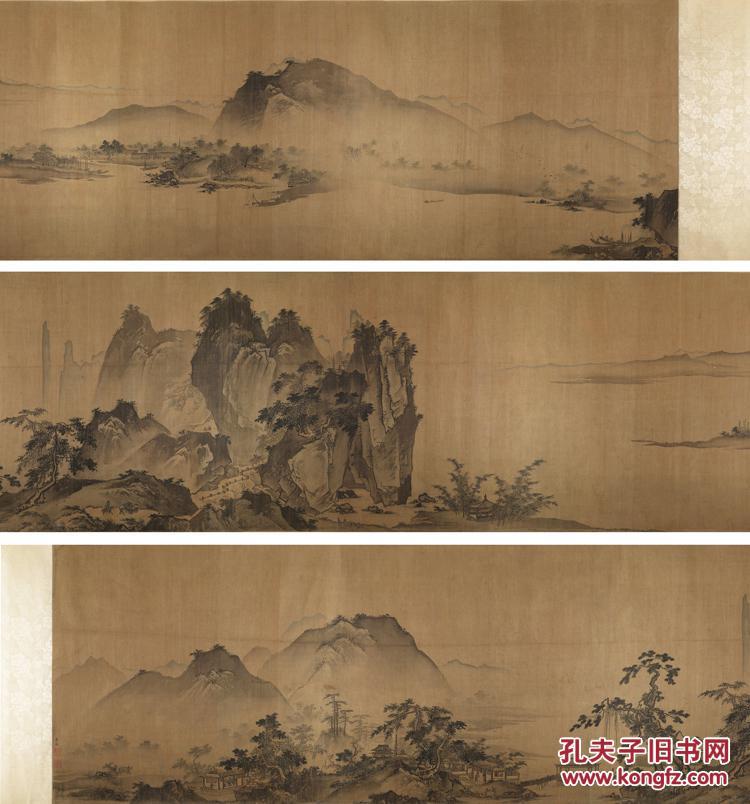 明佚名仿夏圭河景图后卷