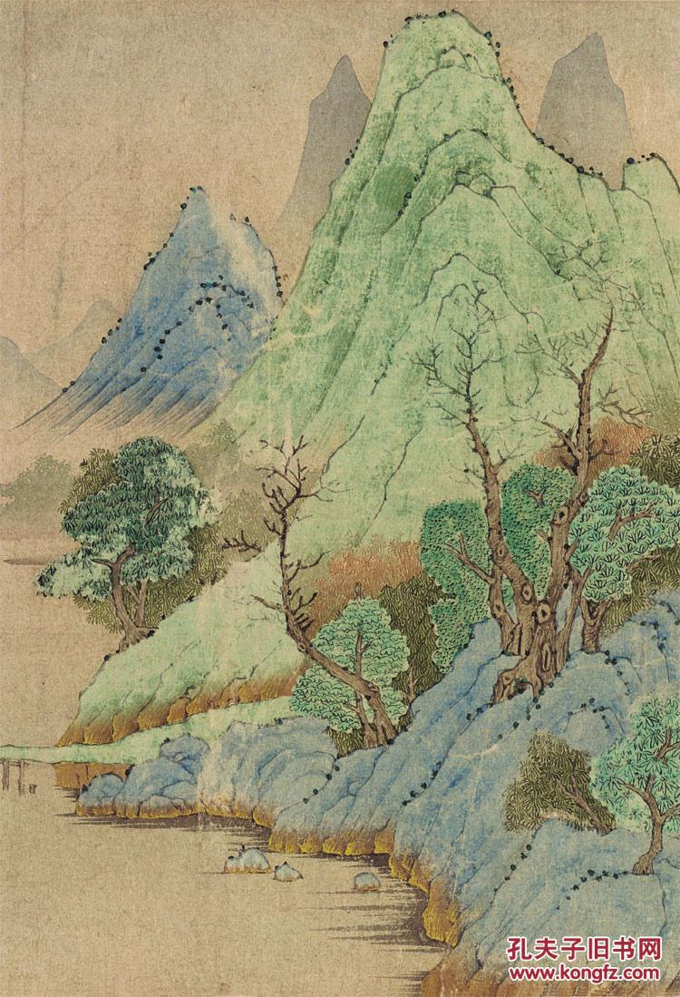 元钱选山居图纸本26