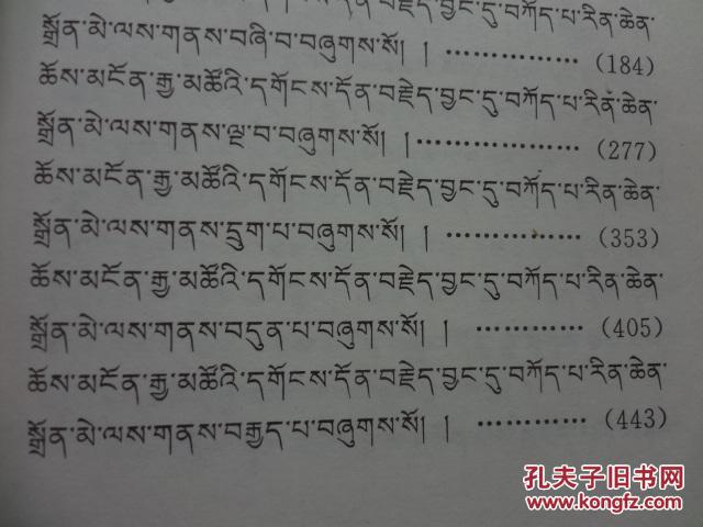 贡唐洛哲加措大师俱舍释难(藏文)