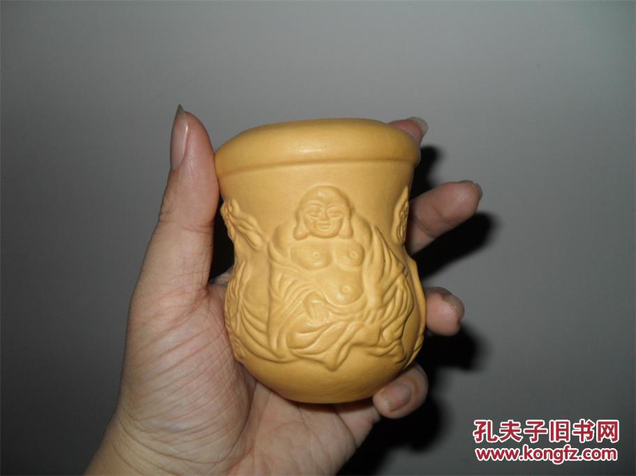 天津葫芦张张德昆范制花模黑白虫大墩一只品相见图