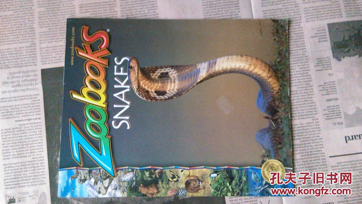oobooks SNAKES 英文儿童动物摄影 蛇 英语学