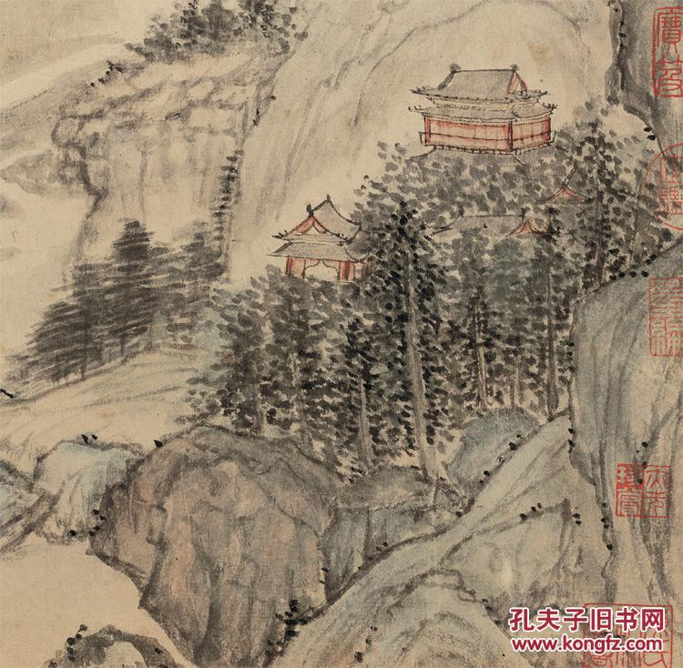 6x106.6 国画 山水 原作版画