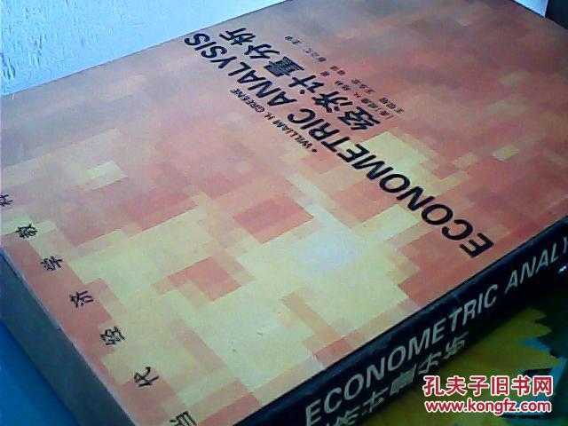 经济计量分析(当代经济学教科书译丛)