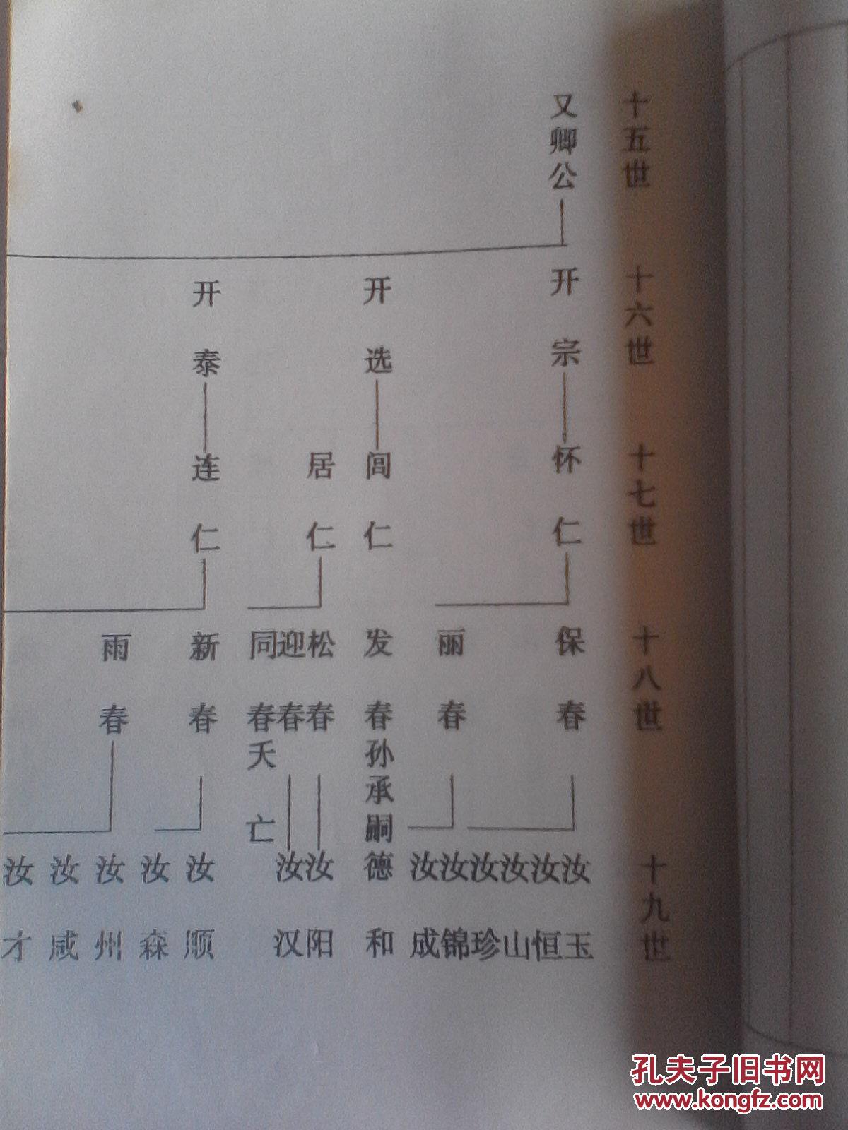 家谱----黄氏宗谱【江夏堂】建湖黄家舍彦龙 彦冈支 16开 222页 1999