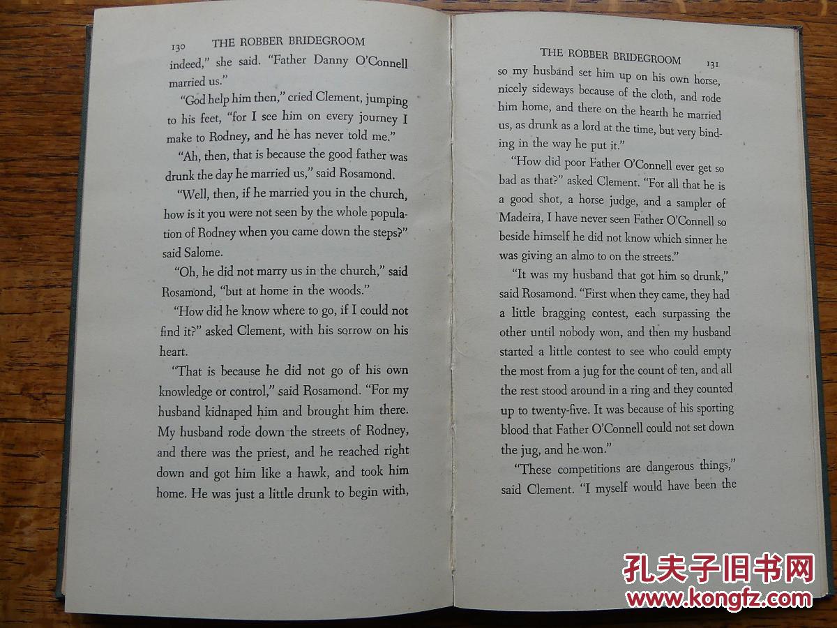 尤多拉韦尔蒂著《强盗新郎》钢笔画插图,1944年出版