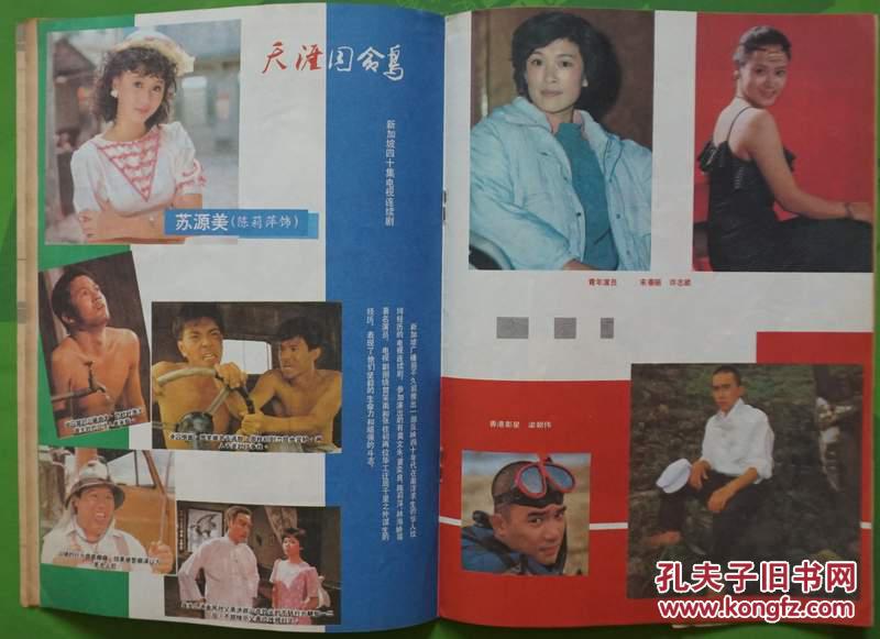 大众电视1987年4期总第75期封面李克纯封底黛安·莲恩